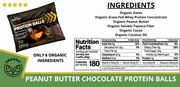 Organic Peanut Butter Chocolate Balls - 48 Pouches