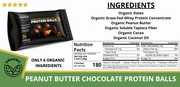 Organic Peanut Butter Chocolate Balls - 3 Pouches